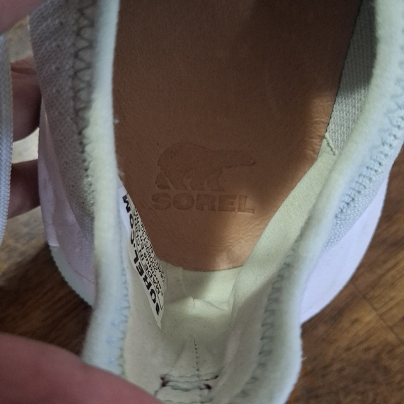 Sorel Explorer Defy Low Mint and Pink Women's Sneakers Size 7.5. - Picture 7 of 8